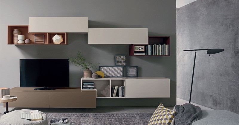 Soggiorno design lampo - Sangiacomo mobili - Sforza Arredi