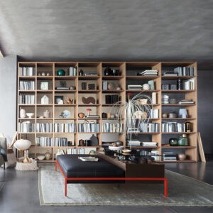libreria parete attrezzata Selecta 01 1000x1000