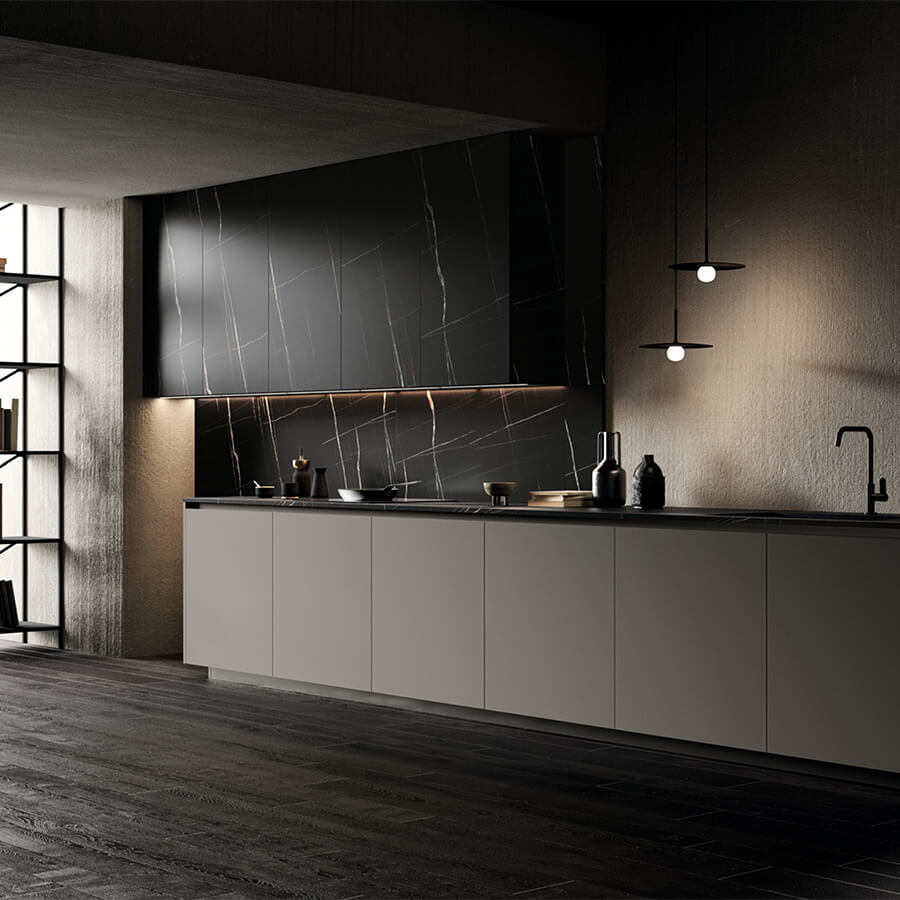 One 80 cucina con top in Hpl