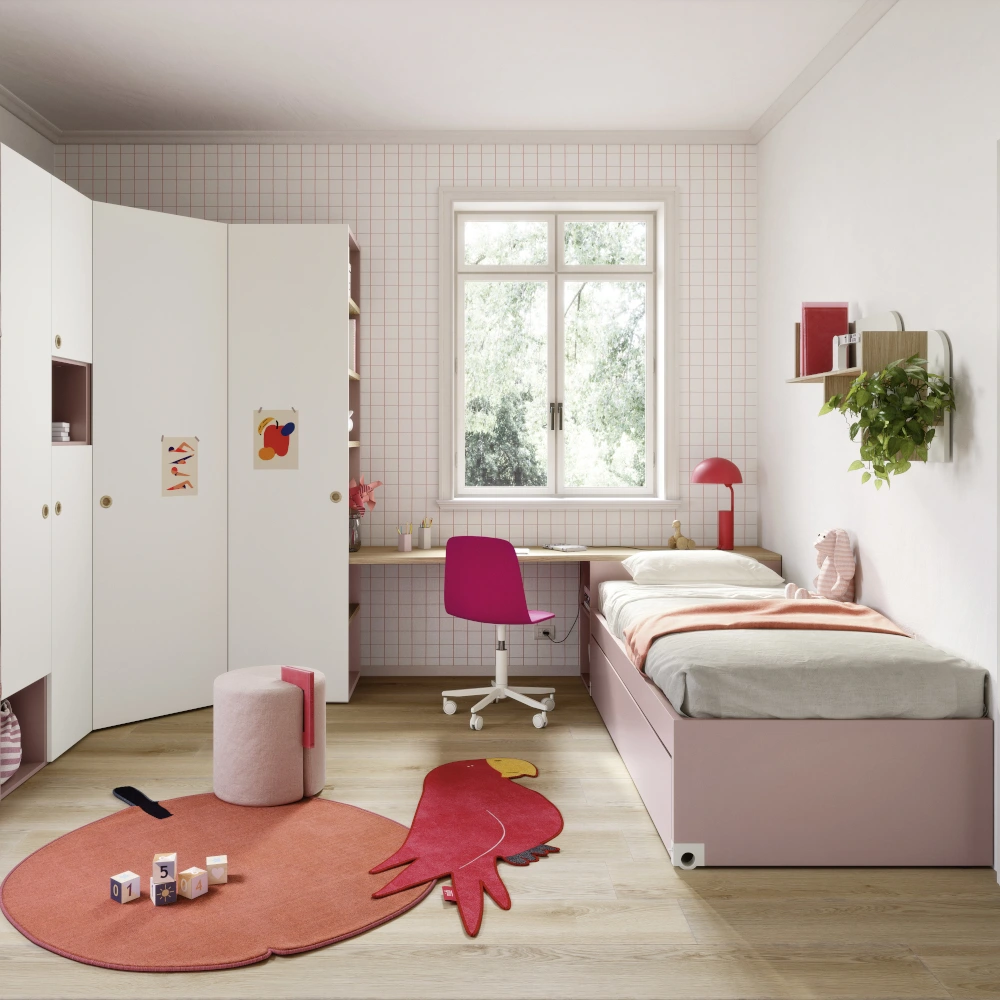 Cameretta con letto alla turca Nidi 01 1000x 1000