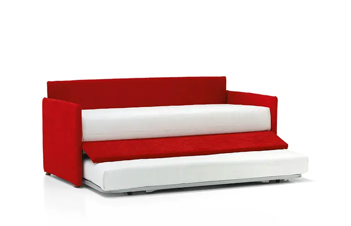 letto estraibile con rete estraibile a doghe Maya Twils 700x 450