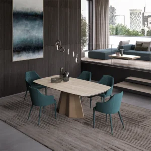 tavolo allungabile basamento centrale Cupido di Ozzio Italia 01 1000x 1000