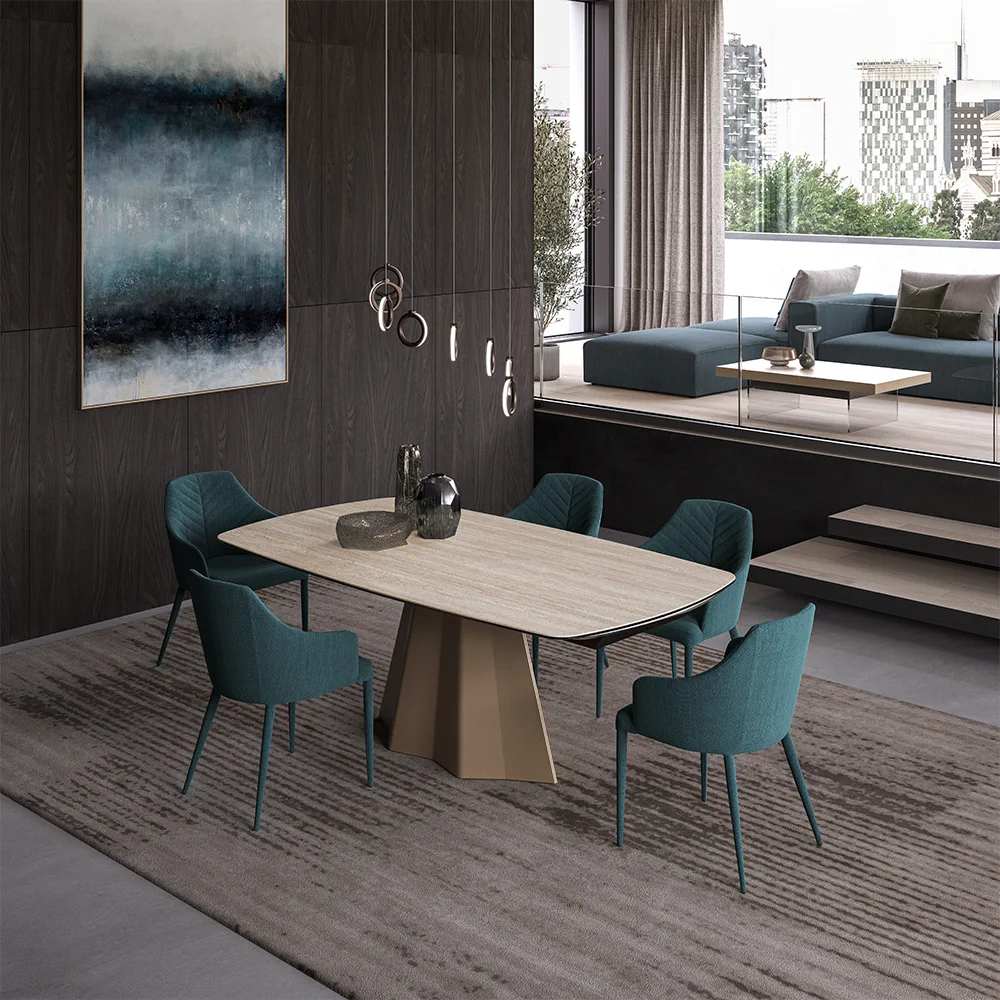 tavolo allungabile basamento centrale Cupido di Ozzio Italia 01 1000x 1000