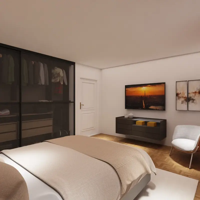 Progetto camera da letto aversa