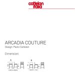 Arcadia Couture Sgabello misure
